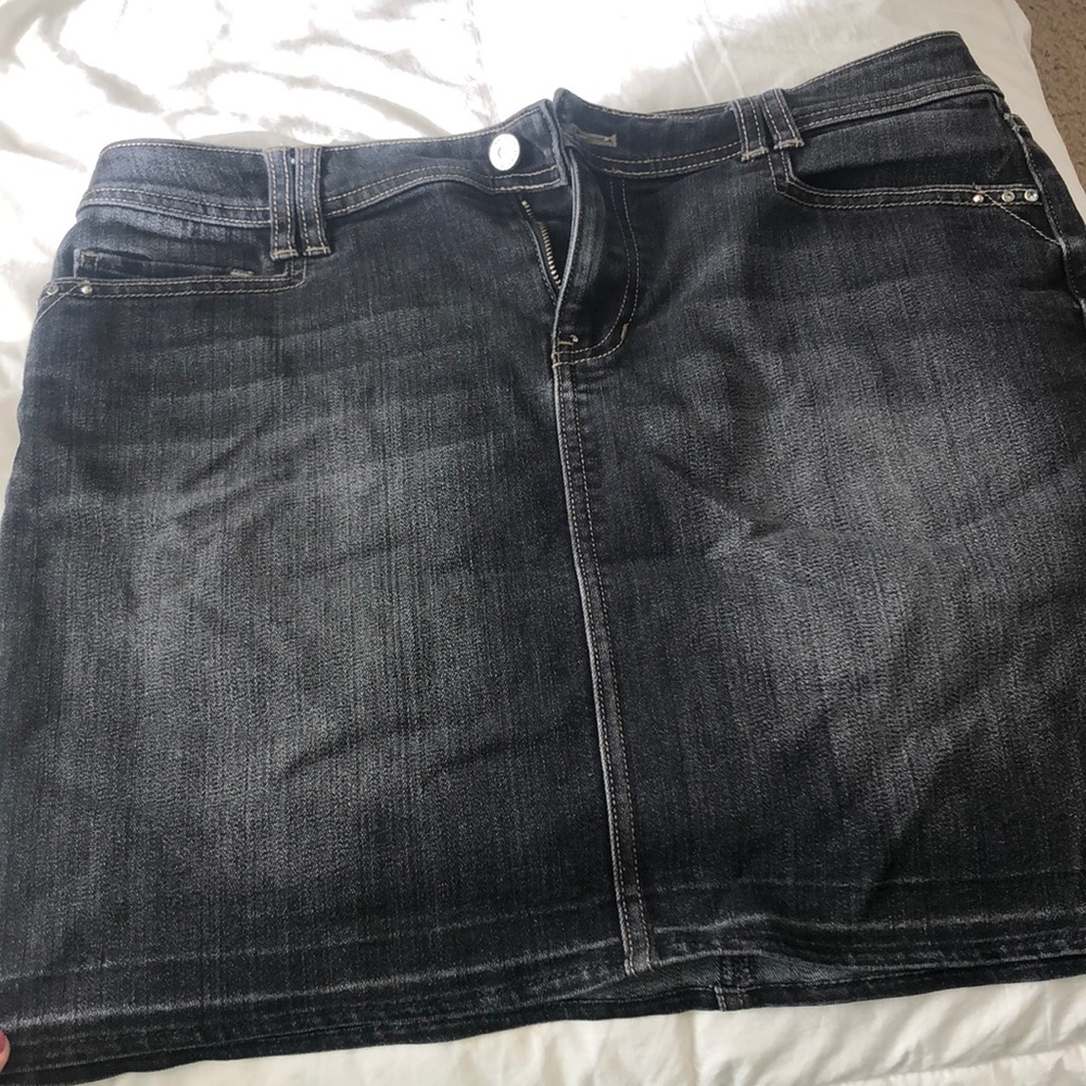 jean skirt!